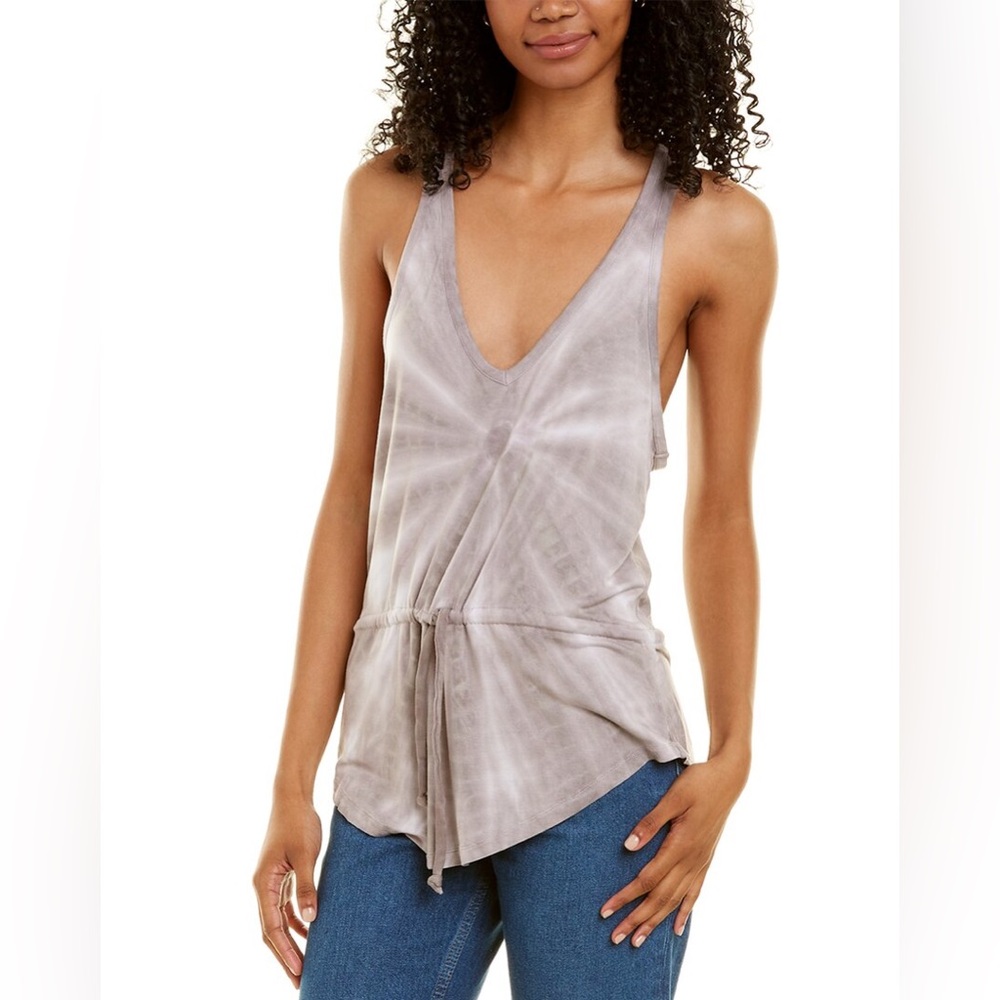Chaser Tie Die Adjustable Waist Razorback Tank